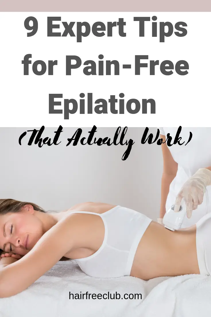 pain free epilation